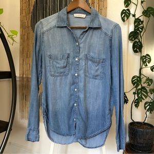 Abercrombie Lightweight Chambray Button Down Shirt